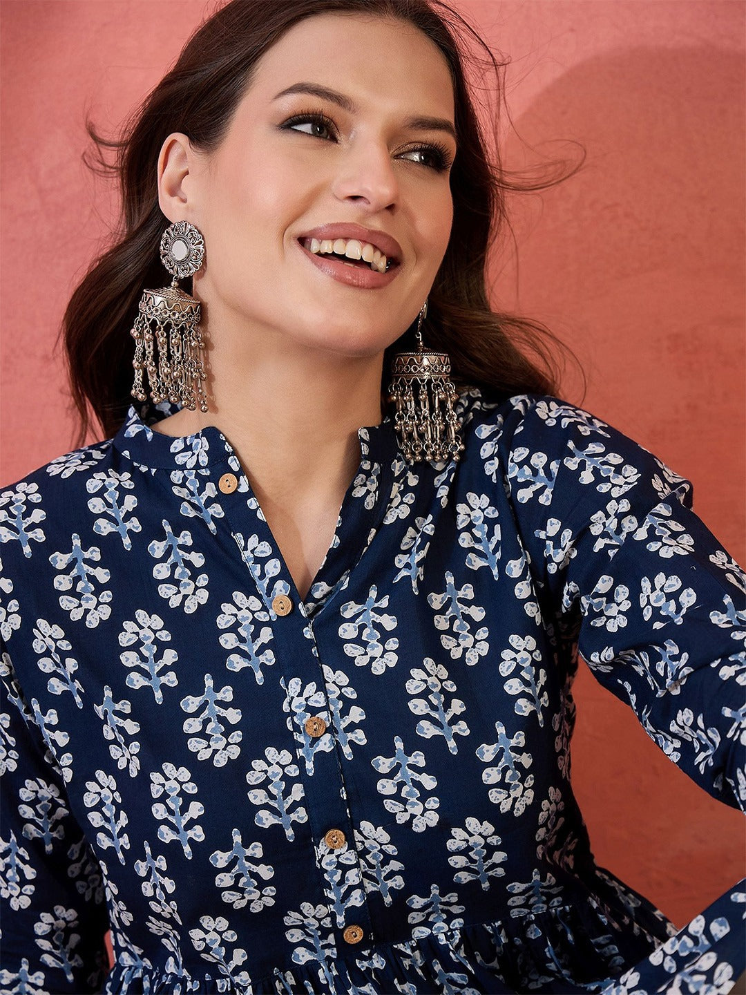 Printed Pure Cotton Tops