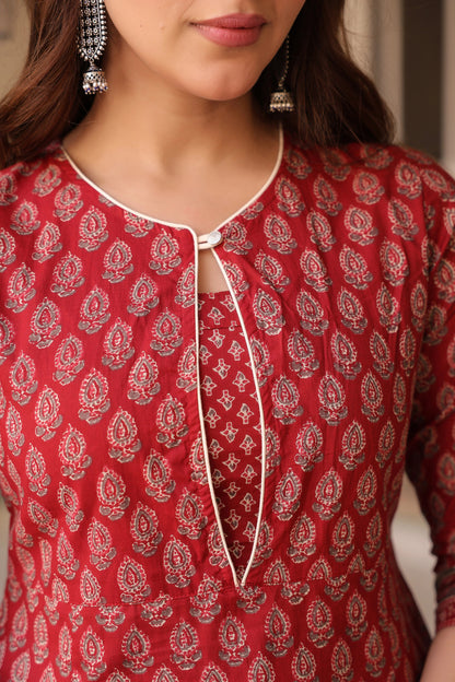 Ethnic Print Pure Cotton Top